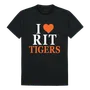 W Republic I Love Tee Shirt Rochester Rit Tigers 551-370