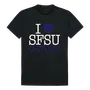 W Republic I Love Tee Shirt San Francisco State Gators 551-376