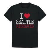 W Republic I Love Tee Shirt Seattle University Redhawks 551-378