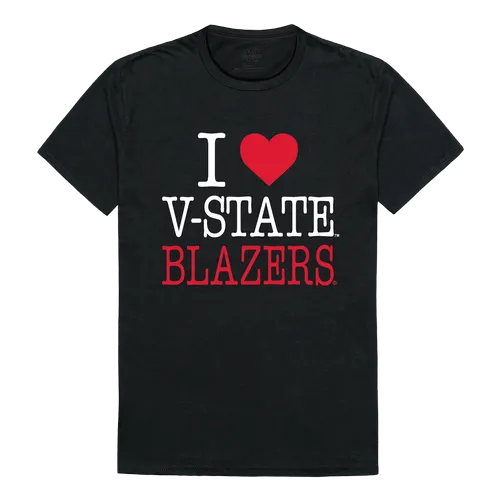 W Republic I Love Tee Shirt Valdosta State Blazers 551-398