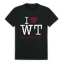 W Republic I Love Tee Shirt West Texas A&M Buffaloes 551-403