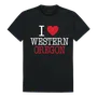 W Republic I Love Tee Shirt Western Oregon Wolves 551-406