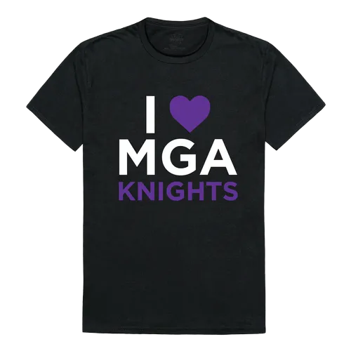 W Republic I Love Tee Shirt Middle Georgia State Knights 551-420