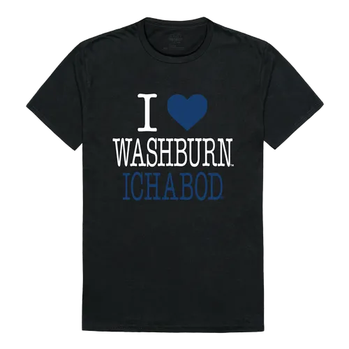 W Republic I Love Tee Shirt Washburn Ichabods 551-431