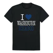 W Republic I Love Tee Shirt Washburn Ichabods 551-431