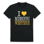 W Republic I Love Tee Shirt Missouri Western State University Griffons 551-439