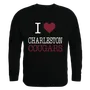 W Republic I Love Crewneck Sweatshirt Charleston Cougars 552-115