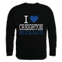 W Republic I Love Crewneck Sweatshirt Creighton University Bluejays 552-118