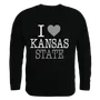W Republic I Love Crewneck Sweatshirt Kansas State Wildcats 552-127