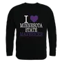 W Republic I Love Crewneck Sweatshirt Minnesota State Mavericks 552-132