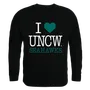 W Republic I Love Crewneck Sweatshirt North Carolina Wilmington Seahawks 552-139