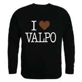 W Republic I Love Crewneck Sweatshirt Valparaiso Crusaders 552-154