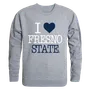 W Republic I Love Crewneck Sweatshirt Fresno State Bulldogs 552-169