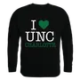 W Republic I Love Crewneck Sweatshirt North Carolina Charlotte 49Ers 552-194