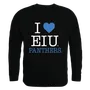 W Republic I Love Crewneck Sweatshirt Eastern Illinois Panthers 552-216