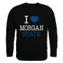 W Republic I Love Crewneck Sweatshirt Morgan State Bears 552-224