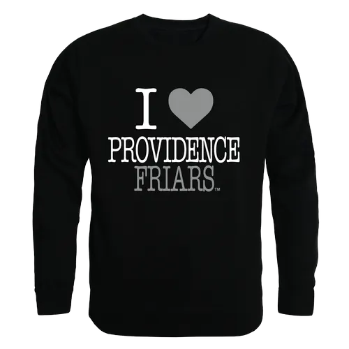 W Republic I Love Crewneck Sweatshirt Providence College Friars 552-230
