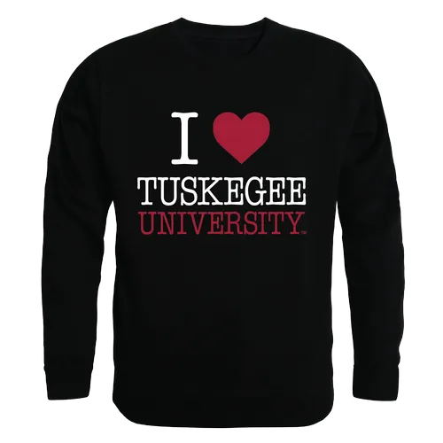 W Republic I Love Crewneck Sweatshirt Tuskegee Golden Tigers 552-240