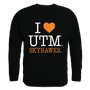 W Republic I Love Crewneck Sweatshirt Ut Martin Skyhawks 552-241