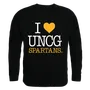 W Republic I Love Crewneck Sweatshirt North Carolina Greensboro Spartans 552-245