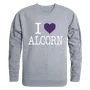 W Republic I Love Crewneck Sweatshirt Alcorn State Bravehawks 552-261