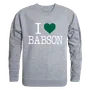 W Republic I Love Crewneck Sweatshirt Babson College Beavers 552-263