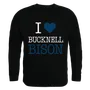 W Republic I Love Crewneck Sweatshirt Bucknell University Bisons 552-273