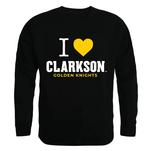 W Republic I Love Crewneck Sweatshirt Clarkson Golden Knights 552-281