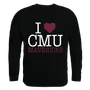 W Republic I Love Crewneck Sweatshirt Colorado Mesa University Mavericks 552-284