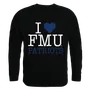 W Republic I Love Crewneck Sweatshirt Francis Marion Patriots 552-306