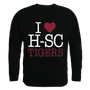 W Republic I Love Crewneck Sweatshirt Hampden Sydney Tigers 552-309