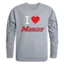 W Republic I Love Crewneck Sweatshirt Marist Red Foxes 552-335