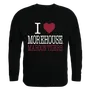 W Republic I Love Crewneck Sweatshirt Morehouse College Tigers 552-346