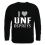 W Republic I Love Crewneck Sweatshirt North Florida Ospreys 552-354