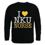 W Republic I Love Crewneck Sweatshirt Northern Kentucky Norse 552-356