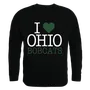 W Republic I Love Crewneck Sweatshirt Ohio Bobcats 552-360