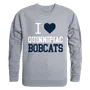 W Republic I Love Crewneck Sweatshirt Quinnipiac Bobcats 552-365