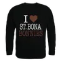 W Republic I Love Crewneck Sweatshirt Saint Bonaventure University Bonnies 552-386