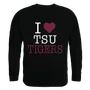 W Republic I Love Crewneck Sweatshirt Texas Southern Tigers 552-393