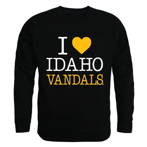 W Republic I Love Crewneck Sweatshirt Idaho Vandals 552-395