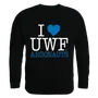 W Republic I Love Crewneck Sweatshirt West Florida Argonauts 552-402