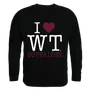 W Republic I Love Crewneck Sweatshirt West Texas A&M Buffaloes 552-403