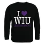 W Republic I Love Crewneck Sweatshirt Western Illinois Leathernecks 552-405