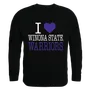 W Republic I Love Crewneck Sweatshirt Winona State Warriors 552-408