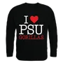 W Republic I Love Crewneck Sweatshirt Pitt State Gorillas 552-427