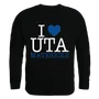 W Republic I Love Crewneck Sweatshirt Texas-Arlington Mavericks 552-433