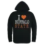 W Republic I Love Hoodie Buffalo State College Bengals 553-107