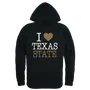 W Republic I Love Hoodie Texas State Bobcats 553-181