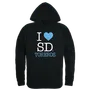 W Republic I Love Hoodie San Diego Toreros 553-197