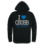 W Republic I Love Hoodie Cal State San Bernardino Coyotes 553-207